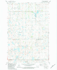 preview thumbnail of historical topo map of Stutsman County, ND in 1983