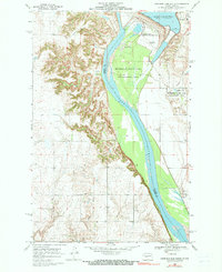Download a high-resolution, GPS-compatible USGS topo map for Garrison Dam South, ND (1990 edition)