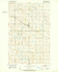 1951 Map of Glenfield, 1982 Print