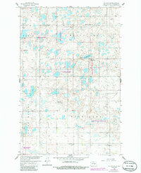 preview thumbnail of historical topo map of Stutsman County, ND in 1958