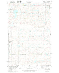 preview thumbnail of historical topo map of Burleigh County, ND in 1978