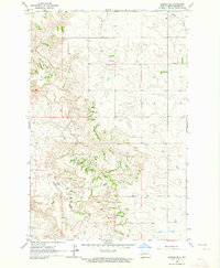 Download a high-resolution, GPS-compatible USGS topo map for Gorham SE, ND (1964 edition)