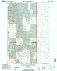 Download a high-resolution, GPS-compatible USGS topo map for Gorham SE, ND (2001 edition)