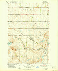 Download a high-resolution, GPS-compatible USGS topo map for Grace City, ND (1950 edition)