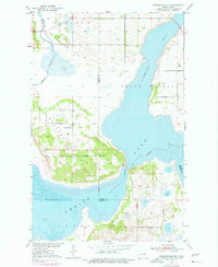 Download a high-resolution, GPS-compatible USGS topo map for Grahams Island, ND (1977 edition)