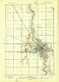 preview thumbnail of historical topo map of Grand Forks, ND in 1934