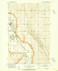 Download a high-resolution, GPS-compatible USGS topo map for Grand Rapids, ND (1954 edition)