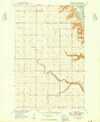 Download a high-resolution, GPS-compatible USGS topo map for Grano SW, ND (1949 edition)