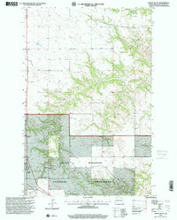 Download a high-resolution, GPS-compatible USGS topo map for Grassy Butte, ND (2001 edition)