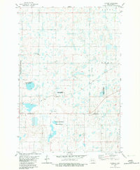 Download a high-resolution, GPS-compatible USGS topo map for Guyson, ND (1982 edition)