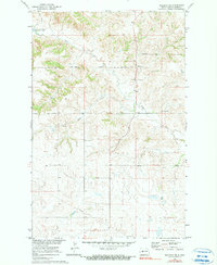 Download a high-resolution, GPS-compatible USGS topo map for Halliday NE, ND (1990 edition)
