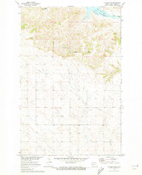 Download a high-resolution, GPS-compatible USGS topo map for Halliday NW, ND (1973 edition)