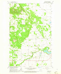Download a high-resolution, GPS-compatible USGS topo map for Hallson, ND (1965 edition)