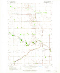 Download a high-resolution, GPS-compatible USGS topo map for Halstad SW, ND (1964 edition)