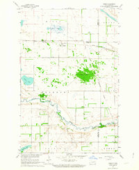 preview thumbnail of historical topo map of Eddy County, ND in 1962