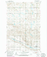Download a high-resolution, GPS-compatible USGS topo map for Hamberg, ND (1986 edition)
