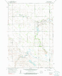 Download a high-resolution, GPS-compatible USGS topo map for Hamlin, ND (1990 edition)