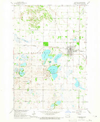 Download a high-resolution, GPS-compatible USGS topo map for Hankinson, ND (1965 edition)
