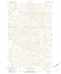 Download a high-resolution, GPS-compatible USGS topo map for Hanks Gully, ND (1983 edition)