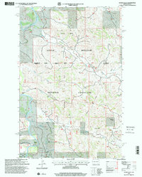 Download a high-resolution, GPS-compatible USGS topo map for Hanks Gully, ND (2001 edition)