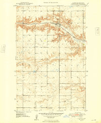 preview thumbnail of historical topo map of Williams County, ND in 1948