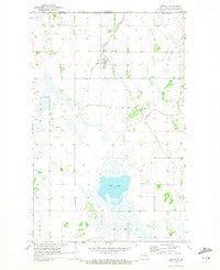Download a high-resolution, GPS-compatible USGS topo map for Hannah, ND (1972 edition)
