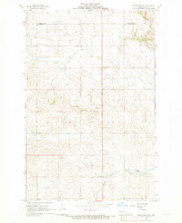 Download a high-resolution, GPS-compatible USGS topo map for Hannover NW, ND (1969 edition)