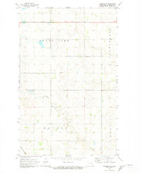 preview thumbnail of historical topo map of Towner County, ND in 1970