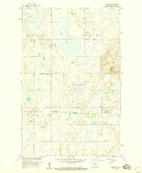 Download a high-resolution, GPS-compatible USGS topo map for Harlow, ND (1960 edition)