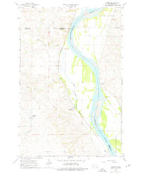 Download a high-resolution, GPS-compatible USGS topo map for Harmon, ND (1976 edition)
