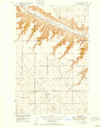 Download a high-resolution, GPS-compatible USGS topo map for Hartland, ND (1949 edition)