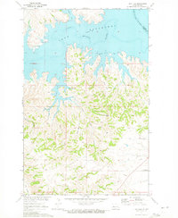 Download a high-resolution, GPS-compatible USGS topo map for Hay Flat, ND (1973 edition)