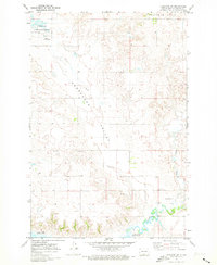 Download a high-resolution, GPS-compatible USGS topo map for Hazelton SW, ND (1973 edition)