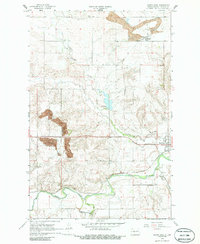 Download a high-resolution, GPS-compatible USGS topo map for Hazen West, ND (1986 edition)
