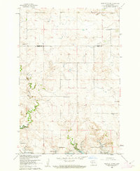 Download a high-resolution, GPS-compatible USGS topo map for Heart Butte NW, ND (1962 edition)