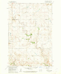 Download a high-resolution, GPS-compatible USGS topo map for Heart Butte, ND (1962 edition)