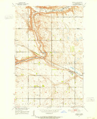 Download a high-resolution, GPS-compatible USGS topo map for Heimdal, ND (1953 edition)