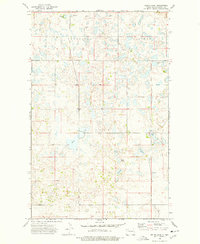 preview thumbnail of historical topo map of Burke County, ND in 1974