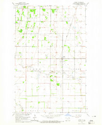 Download a high-resolution, GPS-compatible USGS topo map for Hensel, ND (1965 edition)