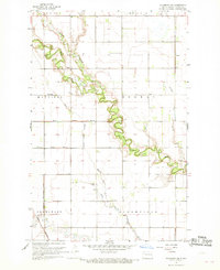preview thumbnail of historical topo map of Traill County, ND in 1967