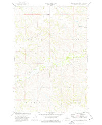 Download a high-resolution, GPS-compatible USGS topo map for Hootowl Creek West, ND (1977 edition)