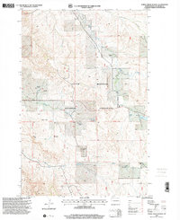 Download a high-resolution, GPS-compatible USGS topo map for Horse Creek School, ND (2001 edition)