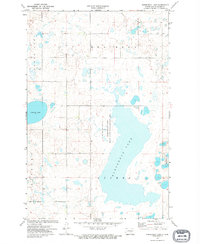 preview thumbnail of historical topo map of Kidder County, ND in 1972