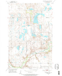 preview thumbnail of historical topo map of Eddy County, ND in 1951