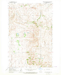 Download a high-resolution, GPS-compatible USGS topo map for Hungry Man Butte, ND (1964 edition)