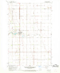 Download a high-resolution, GPS-compatible USGS topo map for Hunter, ND (1969 edition)