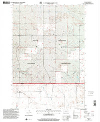 Download a high-resolution, GPS-compatible USGS topo map for Ives, ND (2001 edition)