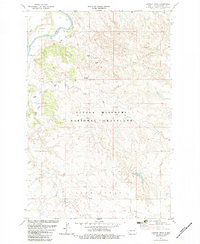 preview thumbnail of historical topo map of Slope County, ND in 1982