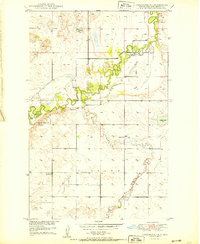 Download a high-resolution, GPS-compatible USGS topo map for Karlsruhe NE, ND (1950 edition)