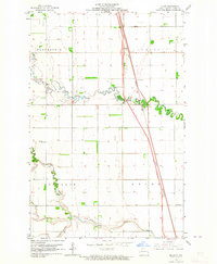 Download a high-resolution, GPS-compatible USGS topo map for Kelso, ND (1964 edition)